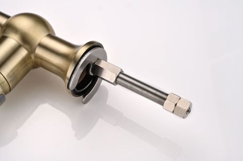 Смеситель для кухни Paulmark RETRO Re213226-BR на мойку бронза - фото 4