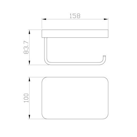 Бумагодержатель Wonzon & Woghand Flat WW-9736