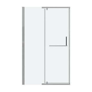 Душевая дверь Grossman Pragma 100.K33.03.120.10.00 120х195 стекло прозрачное профиль хром