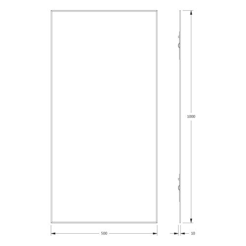 Зеркало Evoform Standard BY 0231 50х100 подвесное - фото 2