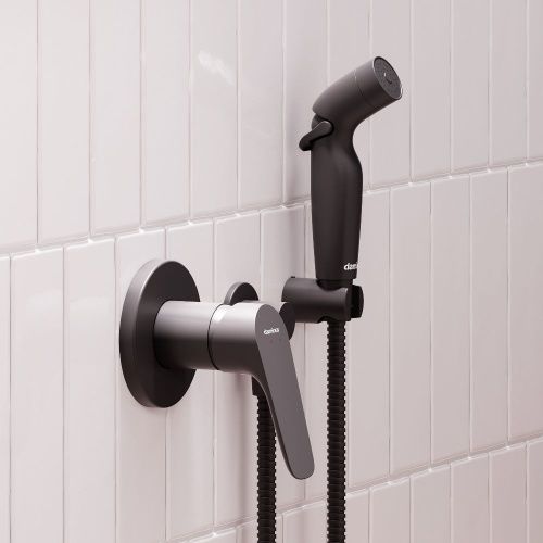 Гигиенический душ со смесителем Damixa Jupiter 777510300 черный - фото 3