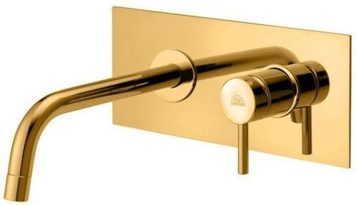 Смеситель для раковины Paffoni Light LIG101HGSP/M встраиваемый в стену золото