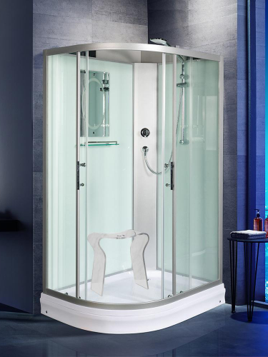 Душевая кабина WeltWasser WW500 10000003328 90х120 асимметричная без крыши ориентация правая - фото 3