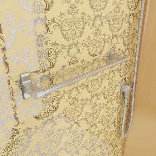 Душевая кабина Niagara Luxe 7799GBK 90х90 пятиугольная без крыши ориентация универсальная - фото 5