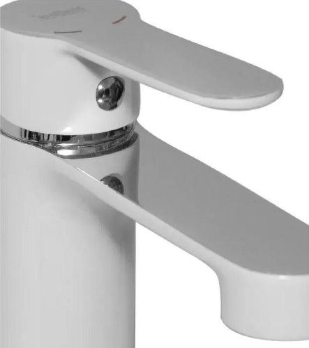 Смеситель Haiba HB557-8 HB10557-8 на раковину белый/хром - фото 2