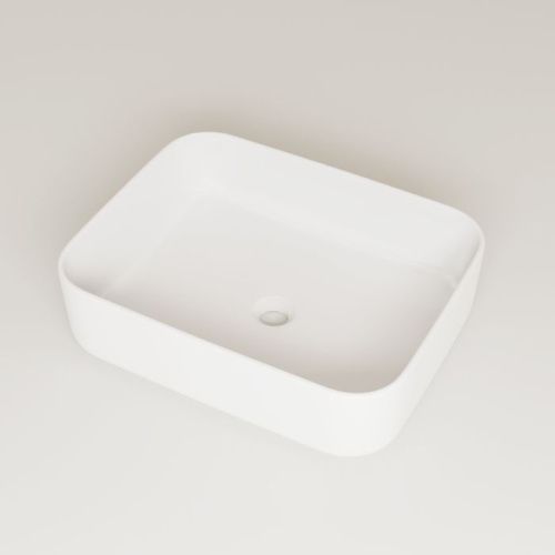 Раковина из сантехнического фарфора Iddis Bridge BRIWM05i27 50х40 накладная цвет белый без отверстий под смеситель - фото 4