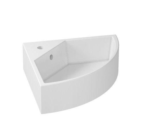 Раковина из сантехнического фарфора Galassia M2 5202 50х50 подвесная цвет белый - фото 2