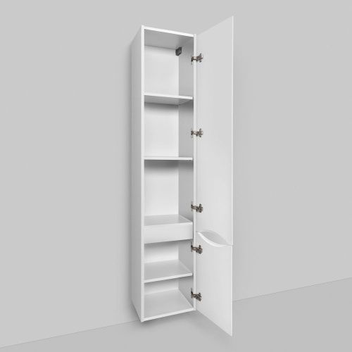 Шкаф-пенал Am.Pm Like M80CHR0356WG 40х180 подвесной цвет белый - фото 5