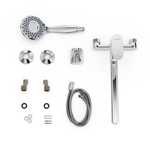 Смеситель для ванны Tokito SEMBOKU TOK-SEM-1015 настенный хром - фото 4