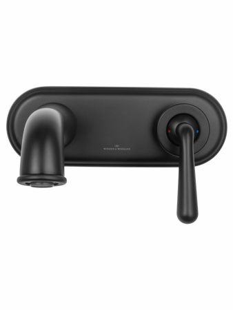 Смеситель для раковины Wonzon & Woghand Steam WW-88869008-MB встраиваемый в стену черный