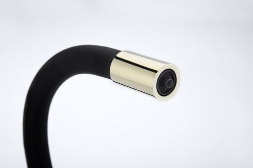 Смеситель для кухни Paulmark ЗОЛОТО Sa213419-G на мойку золото - фото 2