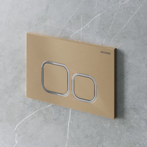 Клавиша смыва механическая Grossman Cosmo 700.K31.02.310.310 цвет золото - фото 3