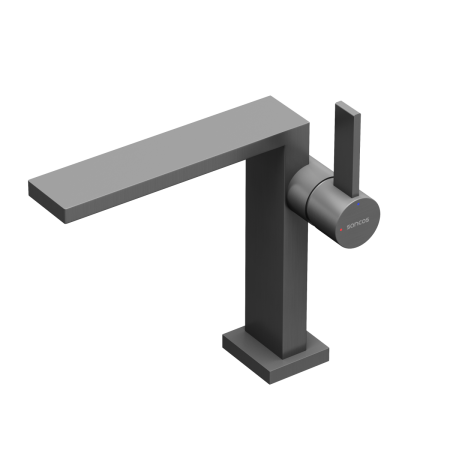 Смеситель Sancos Linn SC9019GG на раковину вороненая сталь