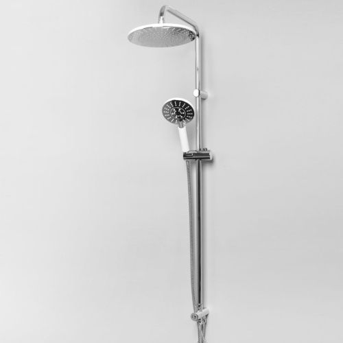 Душевая стойка Wasserkraft A039 настенная цвет белый/хром - фото 2