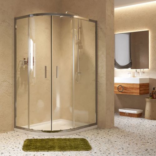 Душевой уголок Wasserkraft Lippe 45S 45S24 120х90 стекло прозрачное профиль хром без поддона - фото 2