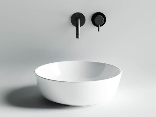 Раковина из сантехнического фарфора Ceramica Nova ELEMENT CN6013 40х40 накладная цвет белый без отверстий под смеситель - фото 3