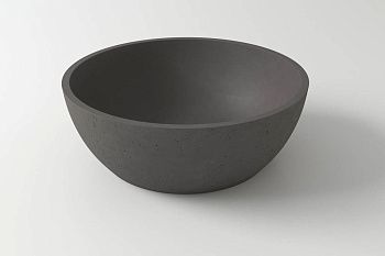 Раковина из искусственного камня Holbi MOON 2.02.001.44.4 40х40 накладная цвет серый