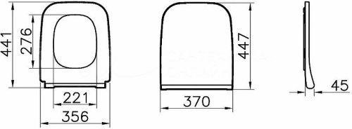 Крышка сиденье Vitra Integra Square 191-003-009 - фото 2