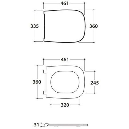 Крышка сиденье для унитаза Globo Genesis GN020.BO
