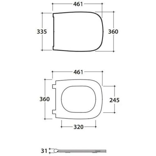 Крышка сиденье для унитаза Globo Genesis GN020.BO - фото 2