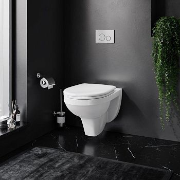 Унитаз подвесной Damixa Jupiter DX77C1738SC белый с сиденьем микролифт каскадный смыв