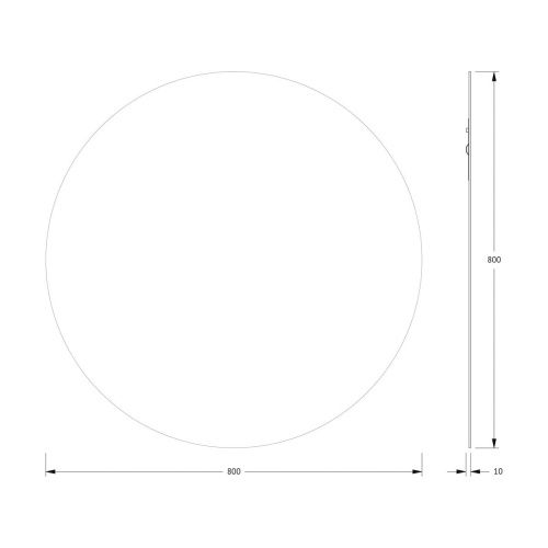 Зеркало Evoform Colora BY 0454 80х80 подвесное - фото 2