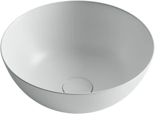 Раковина из сантехнического фарфора Ceramica Nova ELEMENT CN6003 40х40 накладная цвет белый без отверстий под смеситель - фото 2