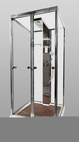 Душевая кабина AvaCan Z111MTSTEAM 100х100 квадратная с крышей ориентация универсальная - фото 5