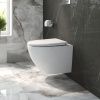 Унитаз подвесной BelBagno UNO BB5177CH-TOR/SC белый с сиденьем микролифт безободковый смыв торнадо