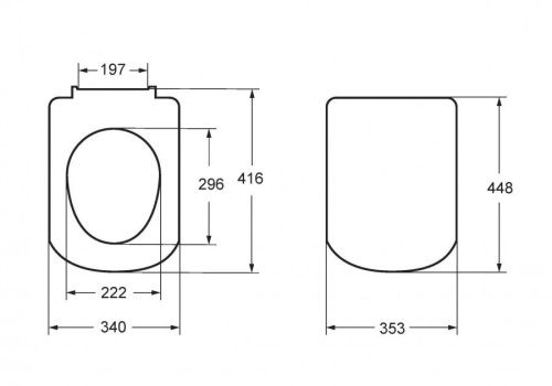 Крышка сиденье для унитаза Roca Dama senso ZRU9000040 - фото 3