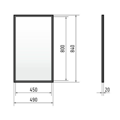 Зеркало Corozo Гера SD-00001790 50х80 - фото 3