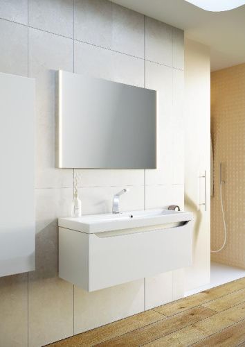 Тумба под раковину Aqwella Y Ver.01.08/W 80х40 подвесная цвет белый - фото 2