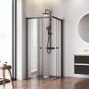 Душевой уголок Am.Pm X-joy W94G-403-9090-BТ1К 90х90 стекло прозрачное профиль черный без поддона