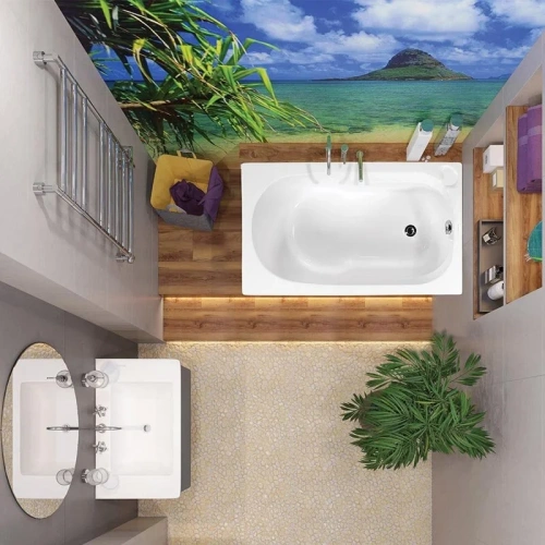 Ванна акриловая Vagnerplast Nike VPBA127NIK2E-04 120х70 отдельностоящая прямоугольная без каркаса - фото 3