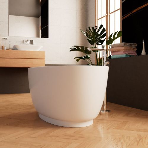 Ванна акриловая Frank 125096 160х80 отдельностоящая овальная с ножками - фото 2