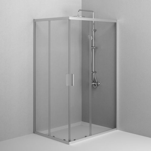 Душевой уголок Am.Pm Gem W90G-403-120290-MT 120х90 стекло прозрачное профиль хром без поддона - фото 5