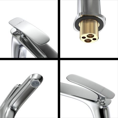 Смеситель Tokito FUJI TOK-FUJ-1012 на раковину хром