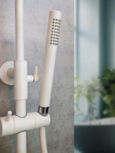 Душевая стойка AltroBagno Intento AltroBagnoIntento030424MW настенная цвет белый - фото 5