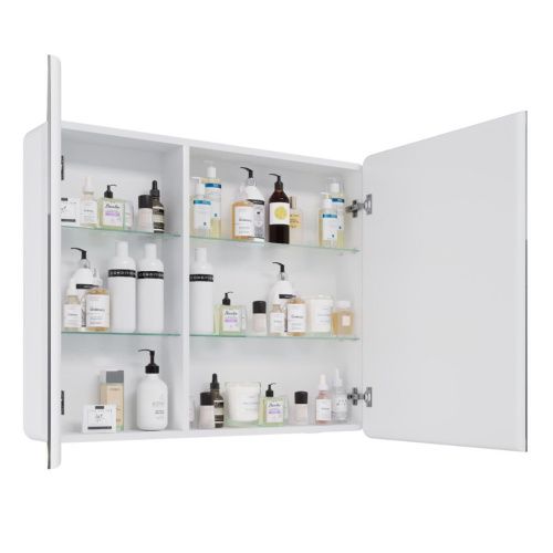 Зеркало-шкаф LeMark Element LM100ZS-E 100х80 подвесной - фото 4