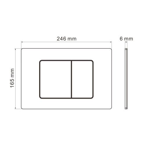 Инсталляция + кнопка смыва Grossman Classic 97.04.42M - фото 4