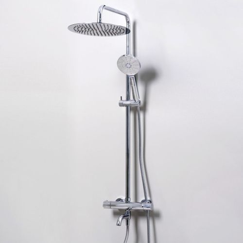 Душевая стойка Wasserkraft A18801 настенная цвет хром с термостатом - фото 2