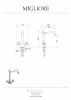 Смеситель Migliore REVIVAL 19503 на раковину хром