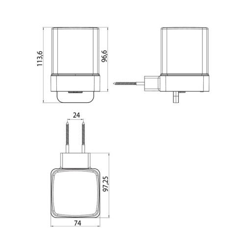 Дозатор Emco Loft 0521 133 03 - фото 2