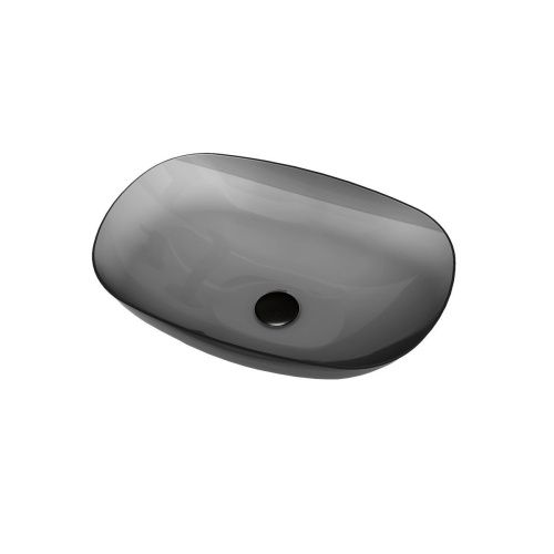 Раковина из полиэфирной смолы Vincea VBS-6T12B 50х40 накладная цвет черный без отверстий под смеситель - фото 3