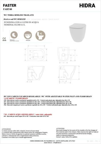 Чаша унитаза напольная Hidra Faster FART40/026 цвет черный без бачка без сиденья безободковый - фото 2