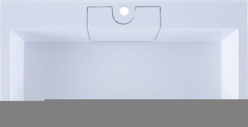 Раковина из искусственного камня Aquanet Фортуна 00187182 90х50 накладная цвет белый 1 отверстие под смеситель - фото 4