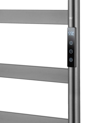 Полотенцесушитель Wonzon & Woghand Bremen WW-A207-GM 48х180 электрический графит - фото 3