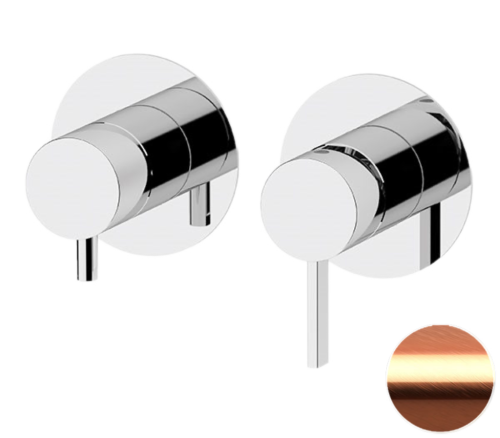 Смеситель для душа Remer Metrica MC92ZPRP встраиваемый в стену медь