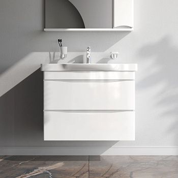 Тумба под раковину Am.Pm Like M80FHX0802WG 80х50 подвесная цвет белый