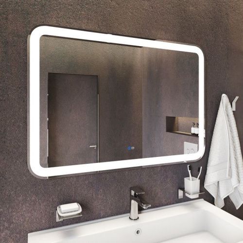 Зеркало с подсветкой Iddis Edifice ЗЛП109 100х70 подвесное - фото 4